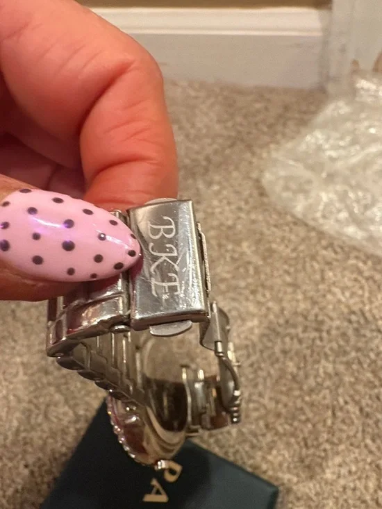 BKE Silver-Tone Crystal Bracelet Watch - Picture 4 of 4